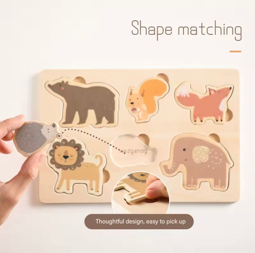 Montessori Baby Wooden Toy Set (6 Pcs)