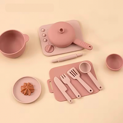 Silicone Kitchen Toy Set
