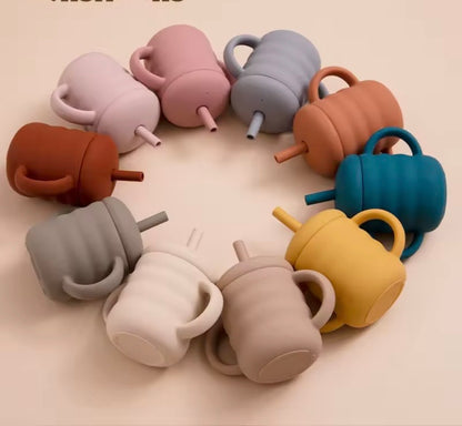 Silicone Straw Training Cup