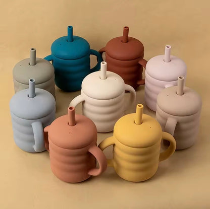 Silicone Straw Training Cup