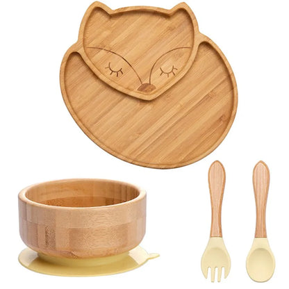 Foxy 4pcs Bamboo Dinner Sets