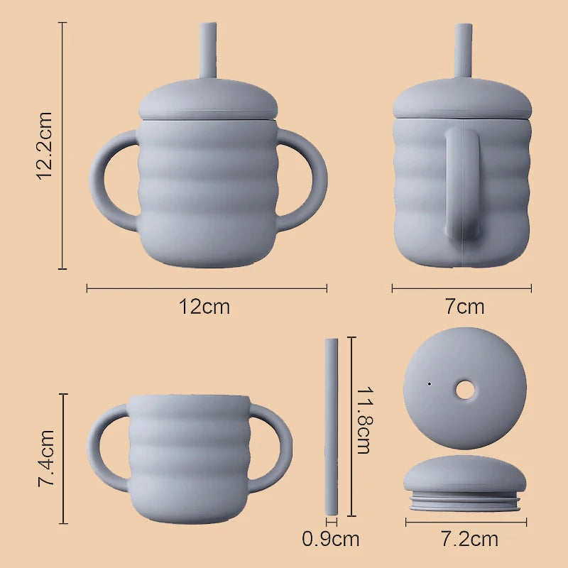 Silicone Straw Training Cup