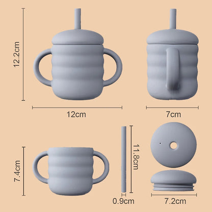 Silicone Straw Training Cup