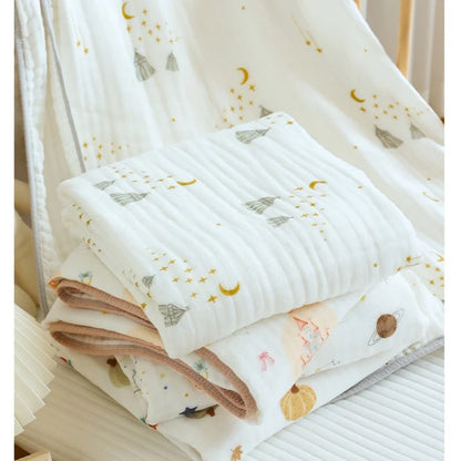6 Layer Bamboo Muslin Swaddle Blanket