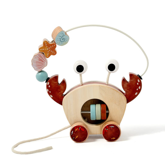 Clever Crab Wooden Toy