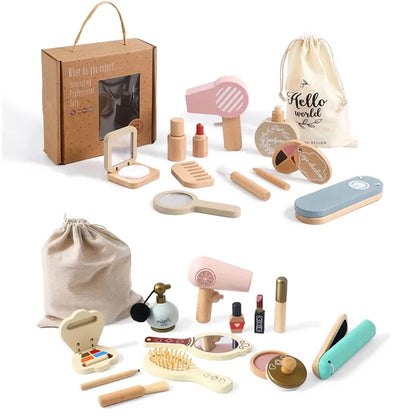Wooden Makeup Pretend Play Set