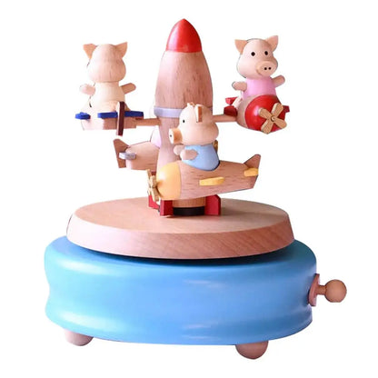Piggy on Plane Carousel