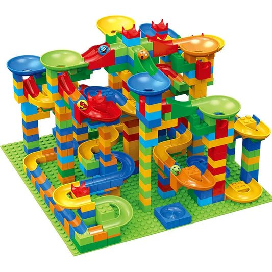 Marble Run Maze Building Blocks Set (84–504 PCS)
