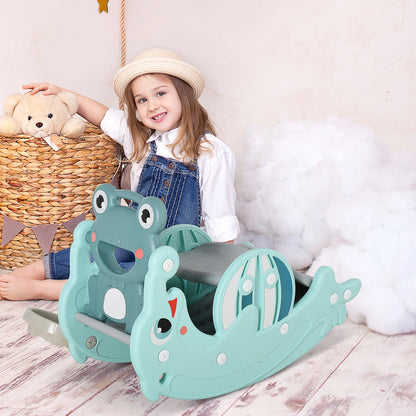 3-in-1 Rocking Horse Portable Slide