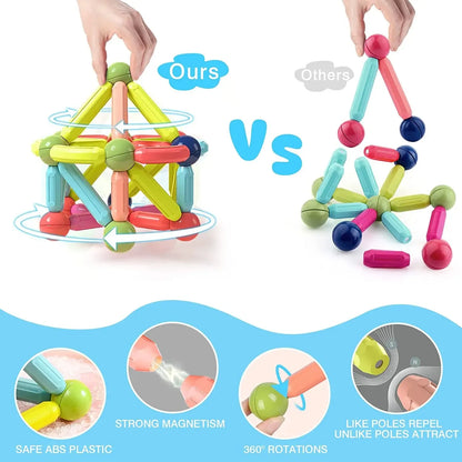 DIY Magnetic Stick Toys
