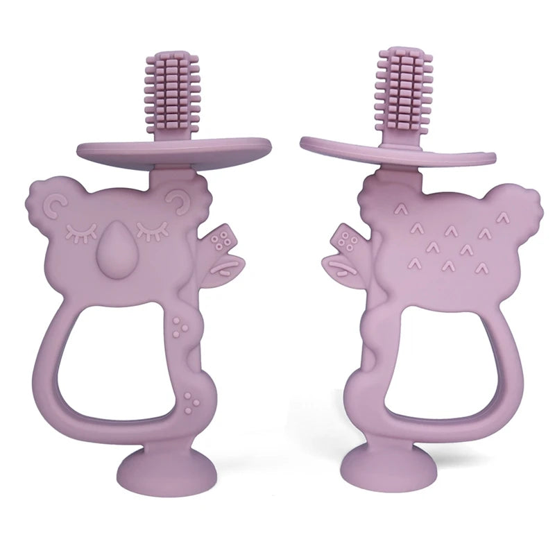 Koala Silicone Brush Teether