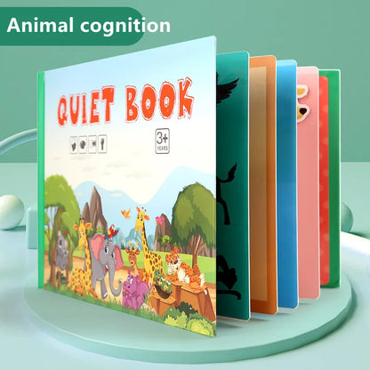 Magic Quiet Book with Reusable Stickers