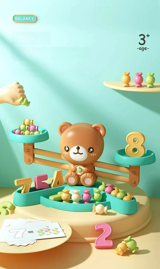 Montessori Balance Bear- Fun Maths