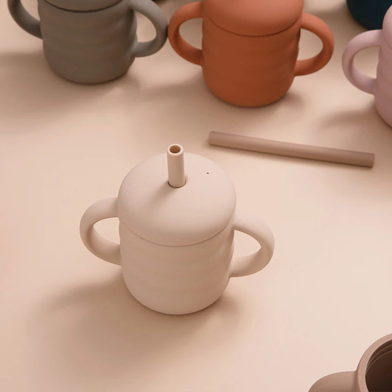 Silicone Straw Training Cup