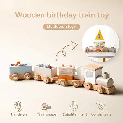 Classic Montessori Train Toy