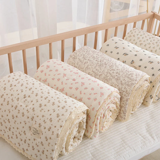 Floral Cotton Baby Blanket