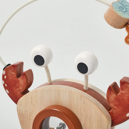Clever Crab Wooden Toy