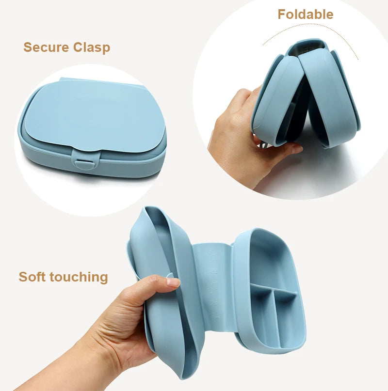 Folding Silicone Bento Box