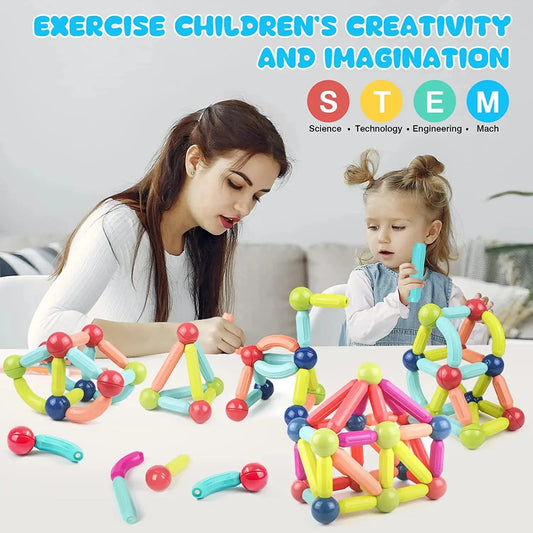 DIY Magnetic Stick Toys