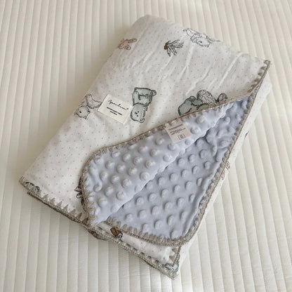 Two Layer Cotton Mink Blanket