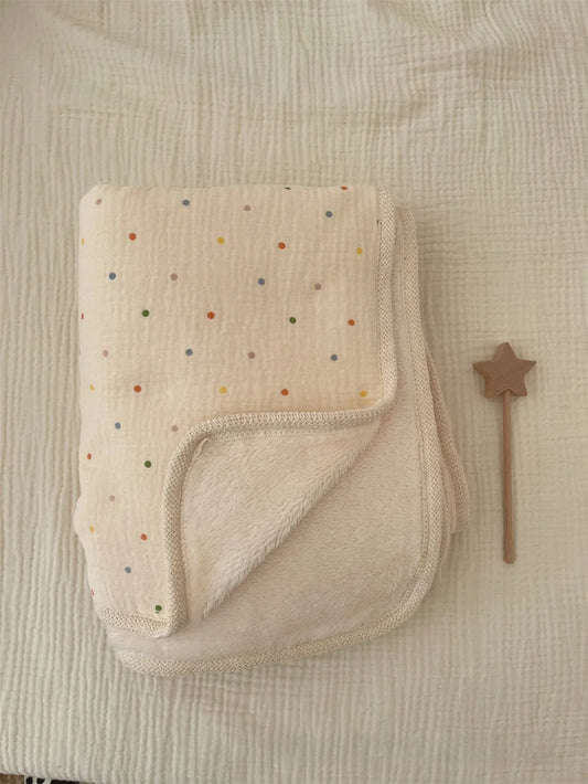 Classic Pure Cotton Fleece Baby Blanket
