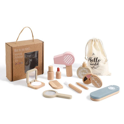 Wooden Makeup Pretend Play Set