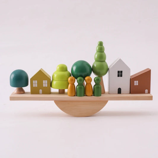 Montessori Forest House Stacking Toy