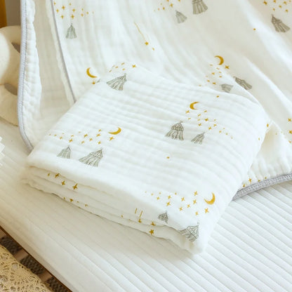 6 Layer Bamboo Muslin Swaddle Blanket