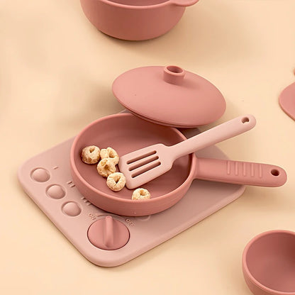 Silicone Kitchen Toy Set