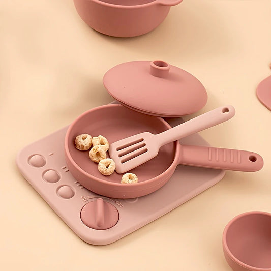 Silicone Kitchen Toy Set