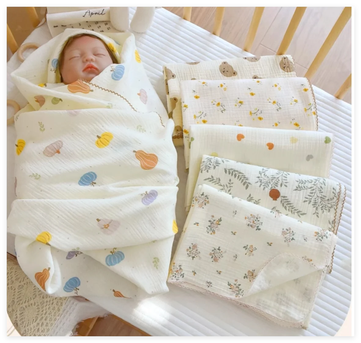 Muslin Swaddle Blankets