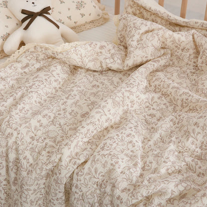 Floral Cotton Baby Blanket