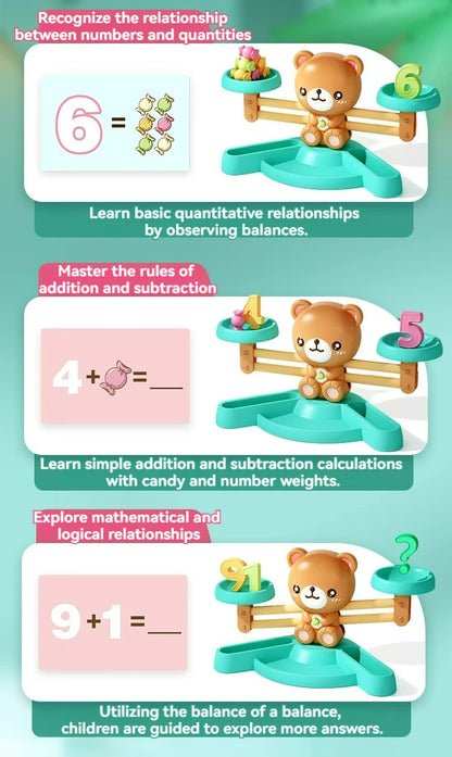 Montessori Balance Bear- Fun Maths