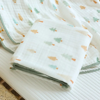 6 Layer Bamboo Muslin Swaddle Blanket