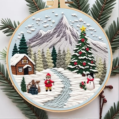 DIY Christmas Embroidery Kit