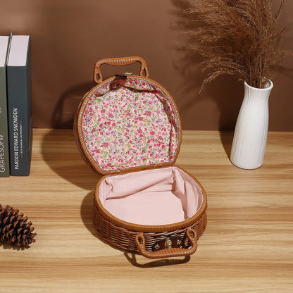 Small Vintage Rattan Box