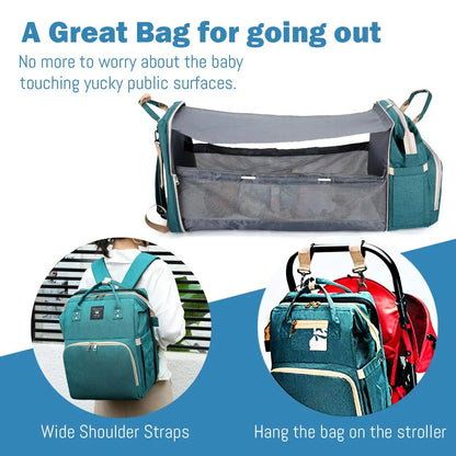 Diaper Bag with USB Charger