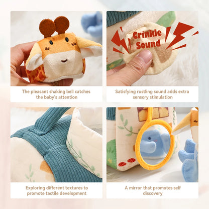 Montessori Plush Farmhouse with Musical Animal