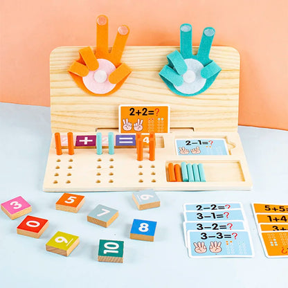 Wooden Counting Hands & Sticks Toy