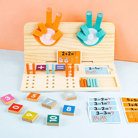 Wooden Counting Hands & Sticks Toy
