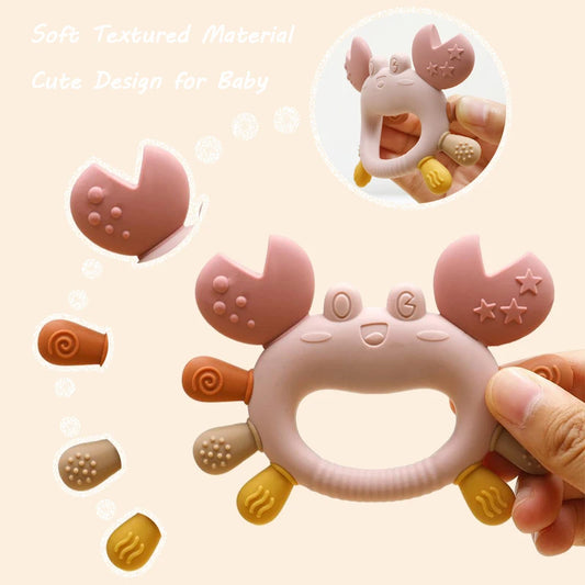 Crab Silicone Teether