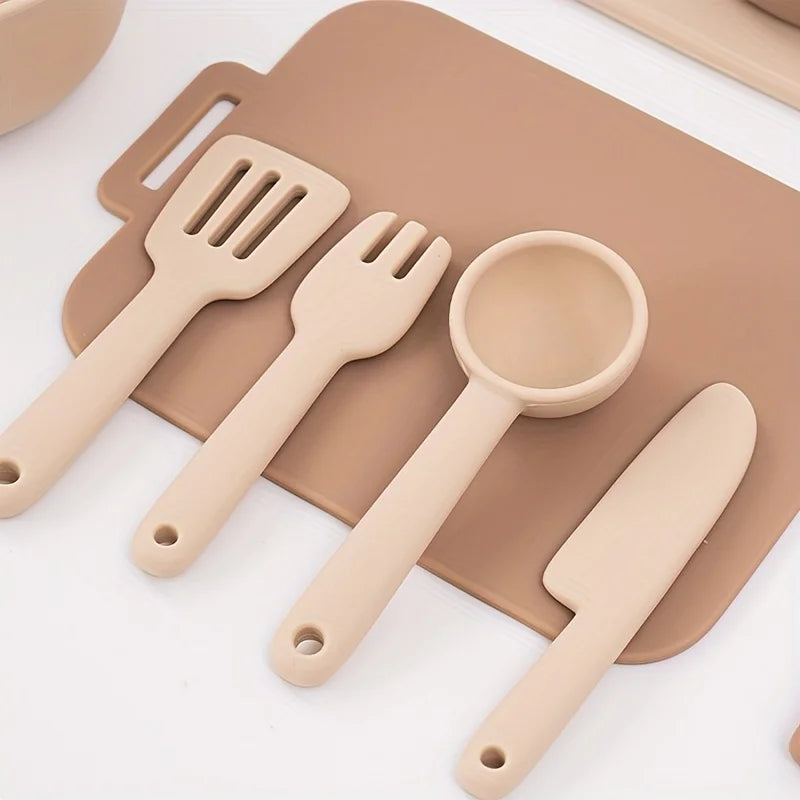 Silicone Kitchen Toy Set