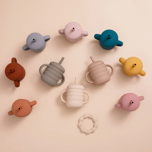 Silicone Straw Training Cup