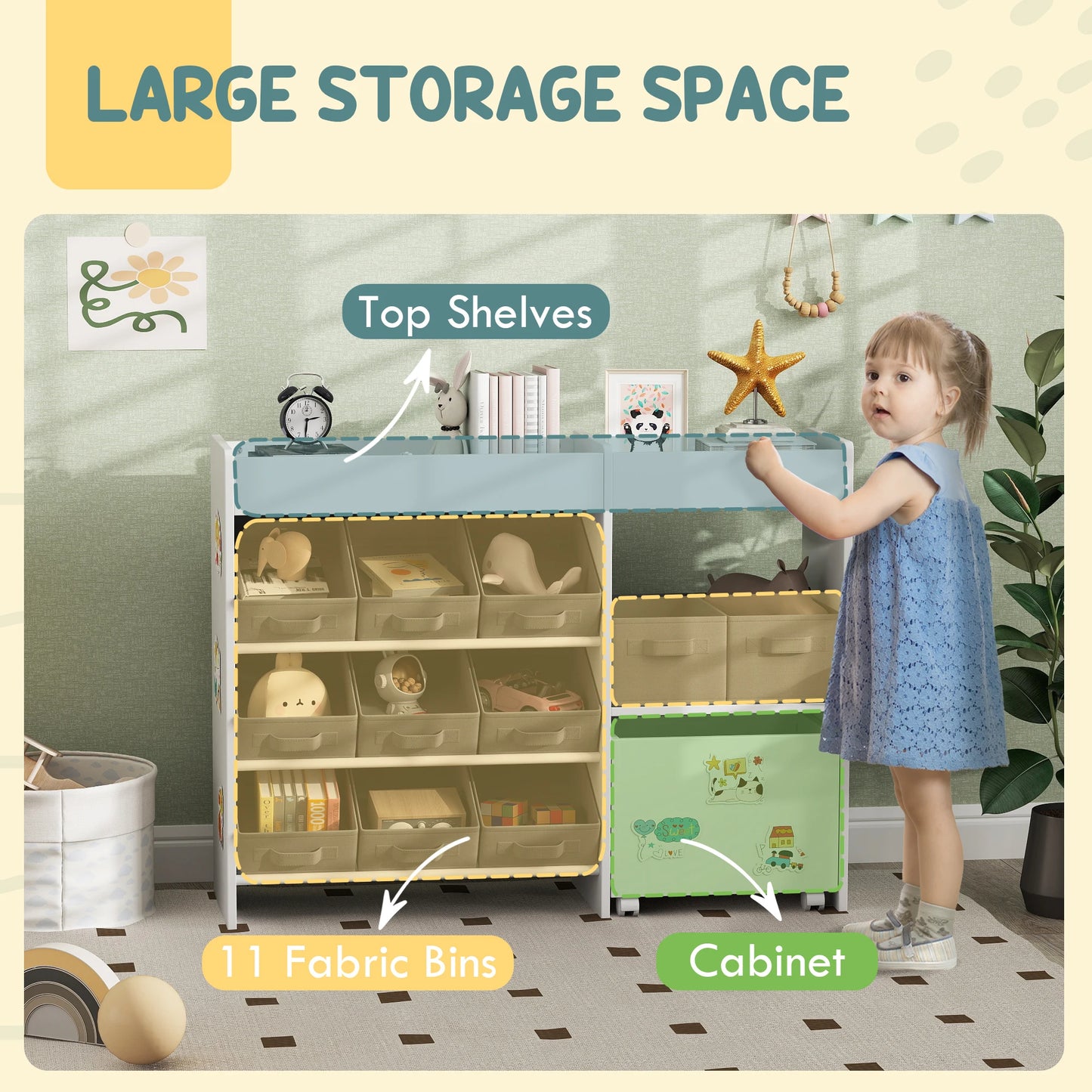 Kids Storage Shelf (Large)