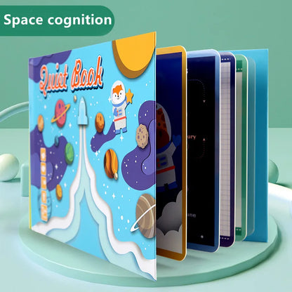 Magic Quiet Book with Reusable Stickers