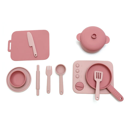 Silicone Kitchen Toy Set