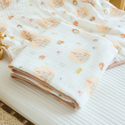 6 Layer Bamboo Muslin Swaddle Blanket