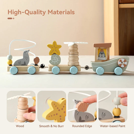 Classic Montessori Train Toy