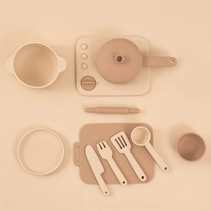 Silicone Kitchen Toy Set