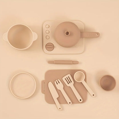 Silicone Kitchen Toy Set